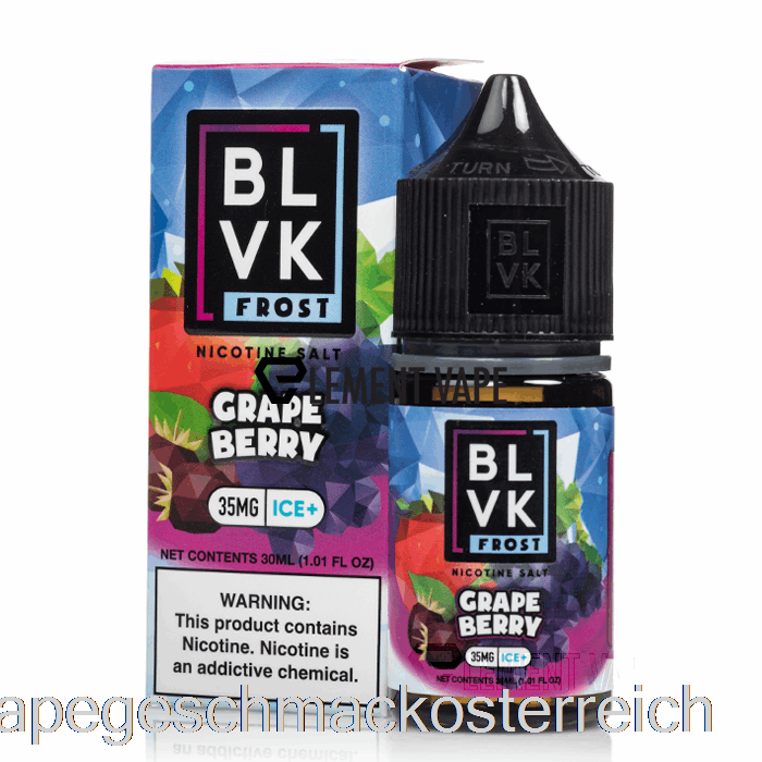 Traubenbeere – Blvk Frost Salts – 30 Ml 50 Mg Vape-Geschmack